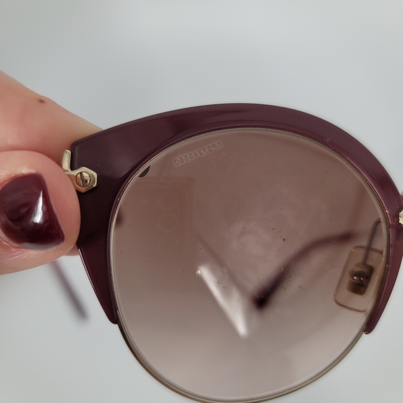 Miu Miu Sunglasses SMU-53R 52mm Brown Burgundy with Box and Case - Picture 8 of 10